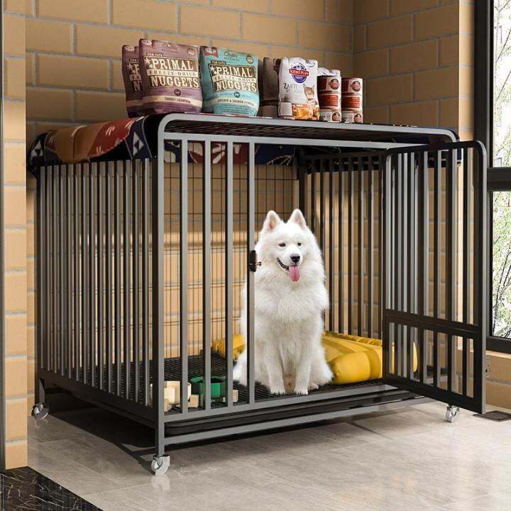Spot parcel post Dog Cage Medium Large Dog Indoor with Toilet Border Collie Small Cage Dog Lador