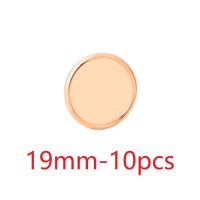 Rose Golden Plastic Mushroom Binding Buckle Notebook Binder Discs Binder Ring Discs for Planner DIY Scrapbooking Accessories