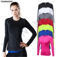 Women Yoga Clothes Tight Long-sleeve T-shirt Running Top Training Sports Fitness Sportswear Girl Outdoor Cycling Quick-drying