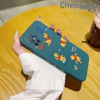 เคส Chenyyyka สำหรับ8i Infinix Note 8 Note เคสลายการ์ตูนหมีผจญภัยบางสวยงามดีไซน์ใหม่เคสโทรศัพท์ปกป้องขอบสี่เหลี่ยมเคสนิ่มเคสปลอกซิลิโคนกันกระแทก