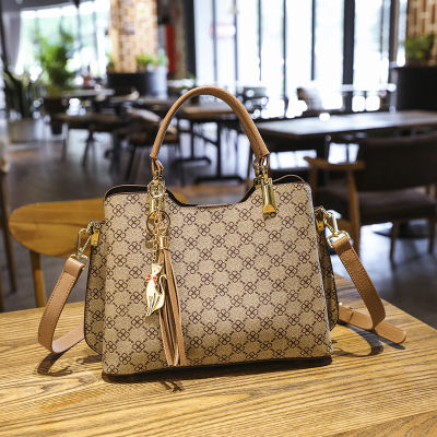 Fashion Luxury Printed Pattern High Quality Leather Womens Shoulder Bag New Handbag Messenger Large Capacity Female Bag
