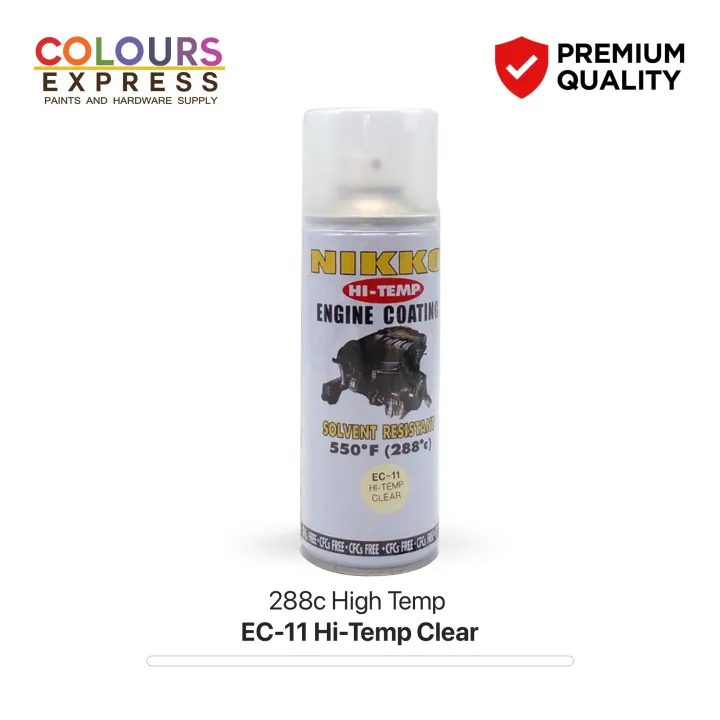 Nikko Spray Paint Ec 11 High Temp Clear All Purpose Quick Drying High