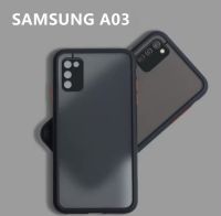 Case Samsung A03 Case Slim HYBRID Soft สำหรับ เคส Samsung A03 เคสซัมซุง A03 เคสโทรศัพท์ ซัมซุง เคสมือถือ เคสขอบสี กันกระแทก