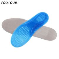 FOOTOUR Silicone Gel Insoles Men Women Insoles Running Sport Shoe Pads Soft Comfortable Massaging Shock Absorption Shoe Inserts Shoes Accessories