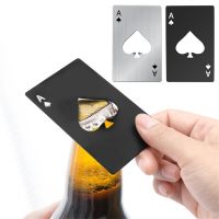 Bottle Opener Tool Multifunction Pocket Card Bottle Credit Beer Opener Spade Spade Poker A Gear Bottle Gadget