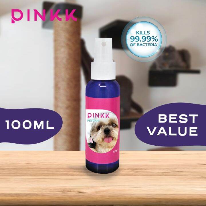 Pet Care♤☊ Pinkk Petcare Ionic Spray (100ml) Silver Ion Technology