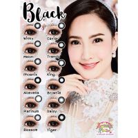 ?SALE สีดำ ?ปกติ150บาท?ลดเหลือคู่ละ60บ.? มินิ บิ๊กอาย ดำ คอนแทคเลนส์ สายตาปกติ สายตาสั้น -0.50ถึง-10.00