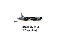 แร็คพวงมาลัยเพาเวอร์ HONDA CIVIC ES แท้ประกอบใหม่ รับประกัน 1 ปี (ไม่จำกัดระยะทาง)