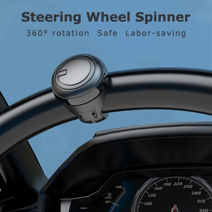 BC 360 Degree Rotation Turning Steering Wheel Spinner Knob Universal ...