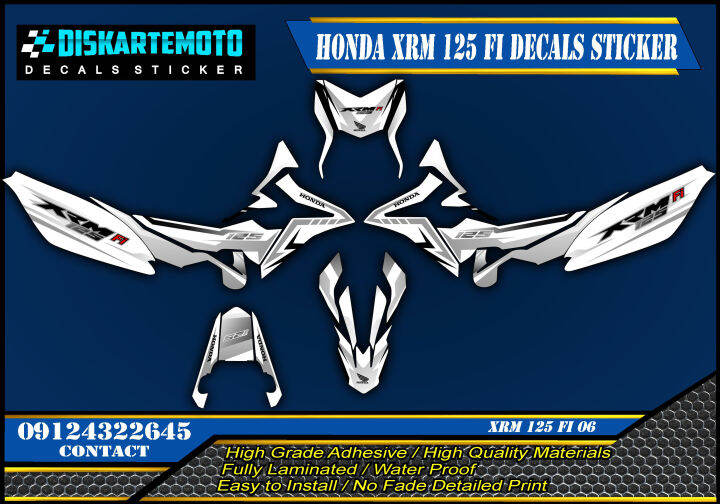 Honda XRM 125 Fi Decals Sticker Lazada PH