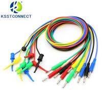 ปลั๊กซิลิโคน Tl520คุณภาพสูง16awg1.27mm2ยืดหยุ่น4มม. แบบไม่มีปลอกหุ้มเข้ากับสายเคเบิลทดสอบที่หนีบทดสอบ