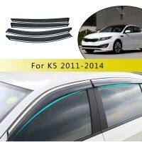 ABS อุปกรณ์เสริมกะบังฝนบังแดดสำหรับ Kia K5/Optima 2011 2012 2013 2014 4ชิ้น