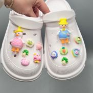 Crocs jibbitz quyến rũ Giày phụ kiện 3D vịt hoạt hình giày hoa tự làm kẹo