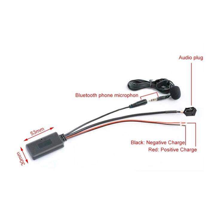 car-bluetooth-5-0-aux-cable-microphone-handsfree-free-calling-adapter-for-bmw-e60-e63-e87-e88-e81-e82-e90