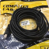 CABLE HDMI 5เมตร เวอร์ชั่น 1.4v1080P-4K ผู้ผู้ สายสัญญานภาพ อุปกรณ์ต่อพ่วงคอมกับจอ สายสีดำหนาเส้นใหญ่ สายหนาได้มาตราฐาน