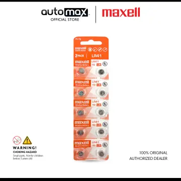 maxell Lr41 alkaline 1.5v battery watch/electronics 2 pack