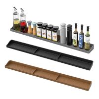 【CW】 Magnetic Stovetop Shelf Silicone Spice for Stove Over Rack Organizer