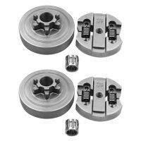 2X Clutch &amp; Clutch Drum &amp; Needle Bearing Fit for Chinese Chainsaw 2500 25CC