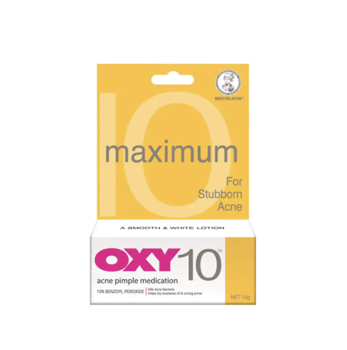 Oxy 10 Acne Pimple Treatment Benzoyl Peroxide 10g Lazada