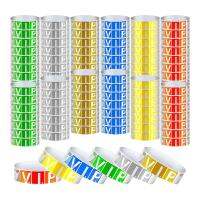 1200 Pcs VIP Wristbands Lightweight Event Bracelets Personalized Party Wrist Bands Colored Waterproof Armband