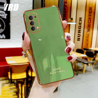 YBD Candy Girl สำหรับ OPPO Reno 5 Reno 4ปลอก,6D ชุบ Anti-Drop กรณีที่แม่นยำป้องกันกล้อง