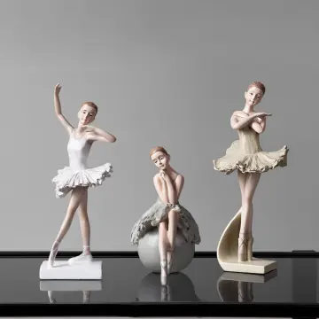 Ballet Girl Statue Modern Creative Desk Ornament for Bookshelf