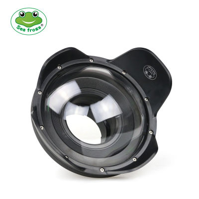 Seafrogs 6" Optical Glass Materials Dry Dome Port For Seafrogs &amp; Meikon Sony Canon Fujifilm Series Waterproof Housings 40M/130FT