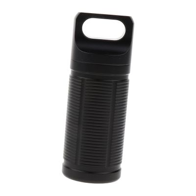 ‘【；】 Ultra-Light Titanium Outdoor Multi-Purpose Waterproof Pill Case Box Emergency Mini Medicine Container Capsule Bottle