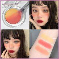 Tattielove Gellas3สีไล่ระดับสีบลัชออนแก้มมีสีฟ้าสีม่วงแต่งหน้าแบบธรรมชาติที่สดใสเครื่องสำอางความงามของผู้หญิงสไตล์เกาหลีพีชสีแดงเข้ม