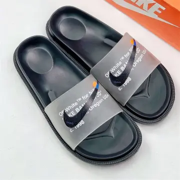 Nike benassi x off sales white