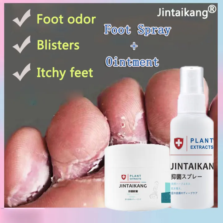 ⚡Buy 1 get 2 to anti athlete's foot⚡ Foot Spray+Ointment Deodorant Anti