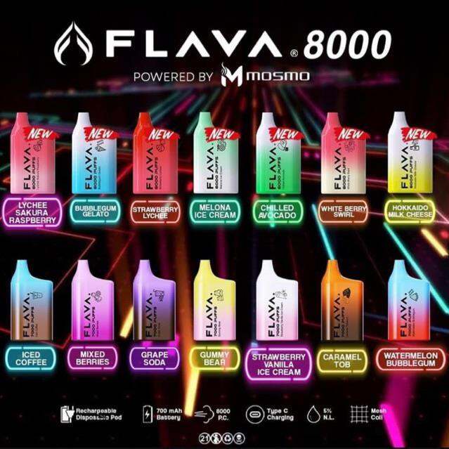 qdfiwr0 Flava Mosmo 7000/8000 puffs with free lanyard | Lazada PH