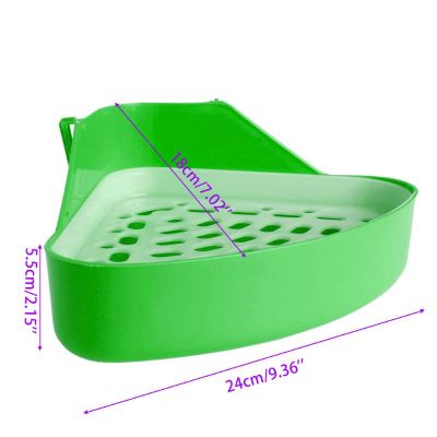 Rabbit Small Animal Pee Toilet Potty Bowl Corner Clean Litter Trays Hot