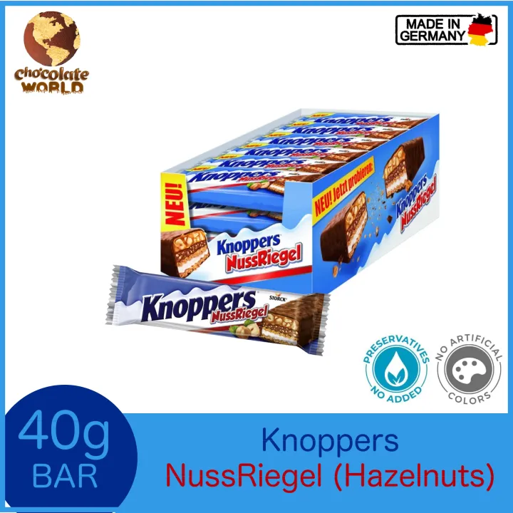 Knoppers Nut Riegel Chocolate Bar 40g (Made in EU) Lazada