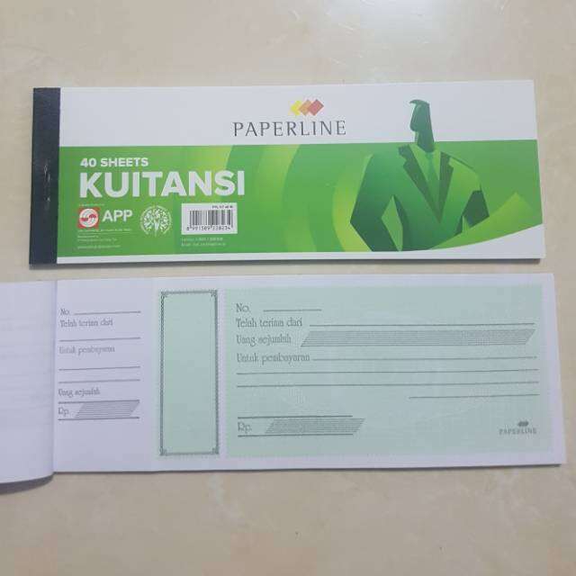 Buku Kwitansi Besar Paperline Isi 50 Lembar Kwitansi Besar 50 Sheets