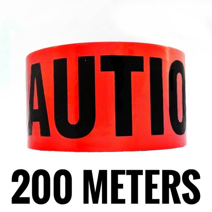High quality 20 meters Caution Barrier Tape RedBestguard Caution