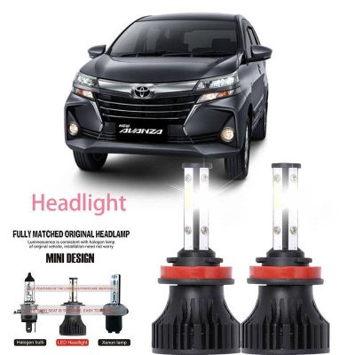 หลอดไฟหน้ารถยนต์ LED LAI 40w 6000k สีขาว สําหรับ Toyota avanza 2012-2020 รับประกัน 10 เดือน