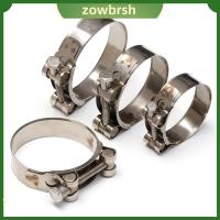 ZOWBRSH 1pc มีประโยชน์ งานเชื่อม ฮาร์ดแวร์ ไอเสีย การปิดผนึก ที่หนีบท่อ ที โบลต์ สแตนเลส คลิปหนีบท่อ