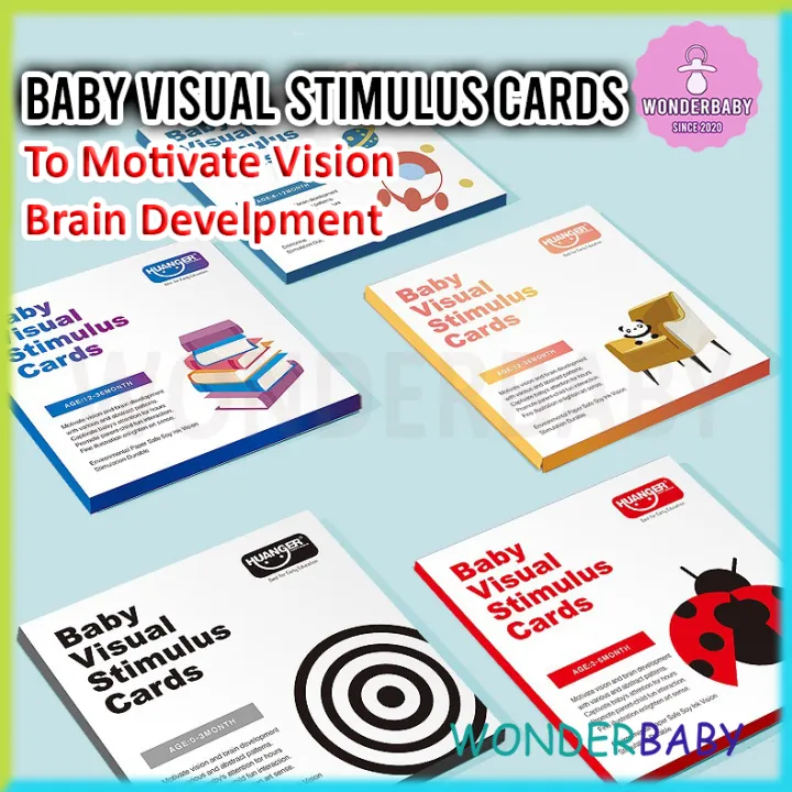 Montessori Baby Flash Card Baby Visual Stimulus Cards for Baby with