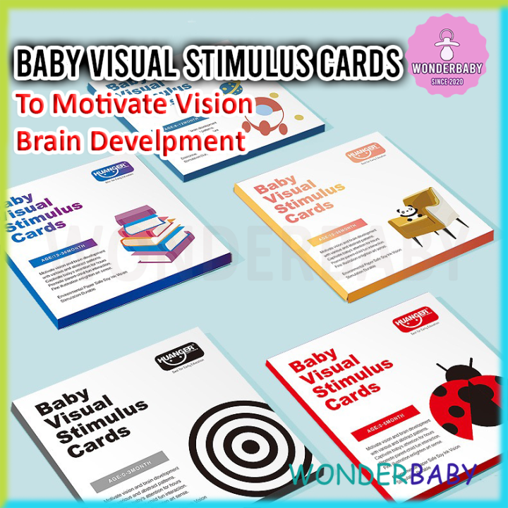 Montessori Baby Flash Card Baby Visual Stimulus Cards for Baby with