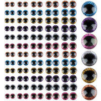 Clothing mother and baby 120ชิ้น6สี Glitter Plastic SAFETY Eyes 12 mm 14 Mm16 mm 18 mm 20 mm Rou