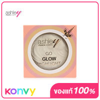 Ashley Go Glow Highlight 7.5g #No.02 ไฮไลท์เพิ่มมิติวาวฉ่ำบนใบหน้า