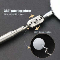 30mm escopic Inspection Mirror, 360 Rotating Car escopic Inspection lens Extending Detection Round Lens Hand Tool