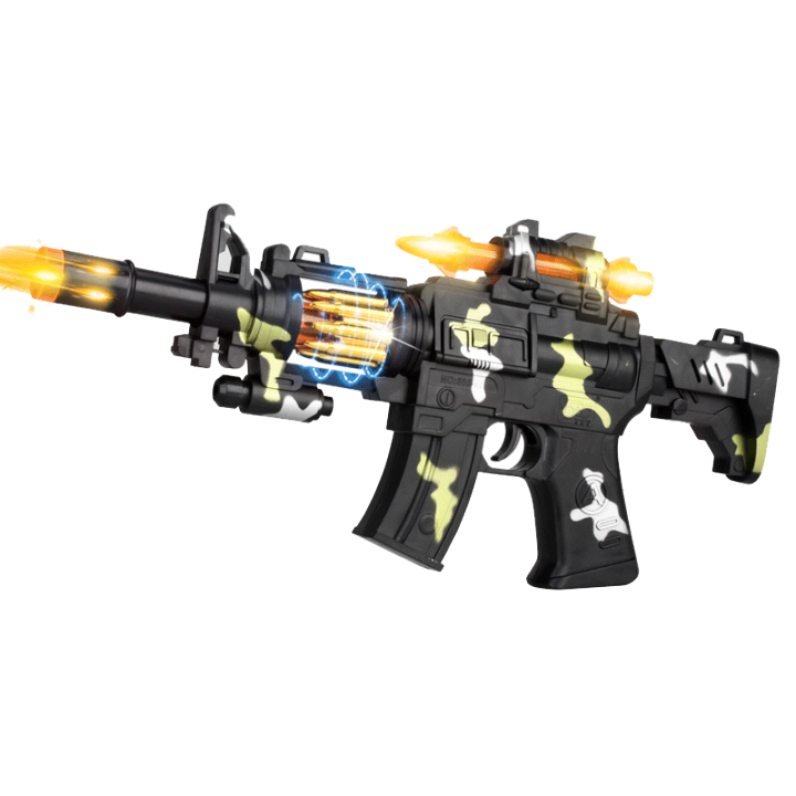 Children's toy gun with acoustooptic music baby boy holster boy