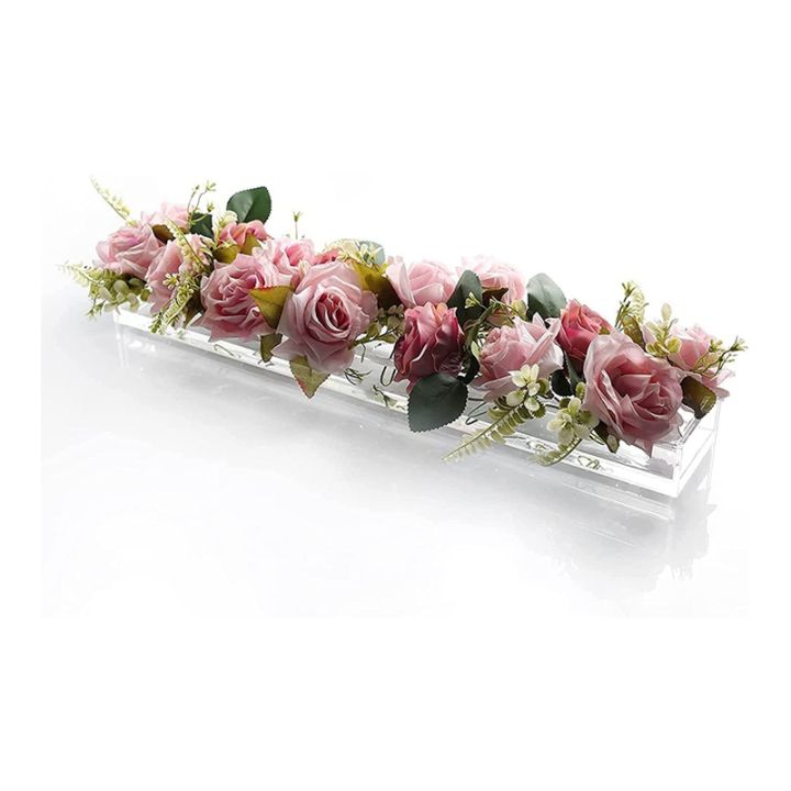 2pcs-acrylic-rectangle-flower-vase-acrylic-floral-vase-long-flower-container-planter-pot-decorative-vase-for-office-table-centerpiece