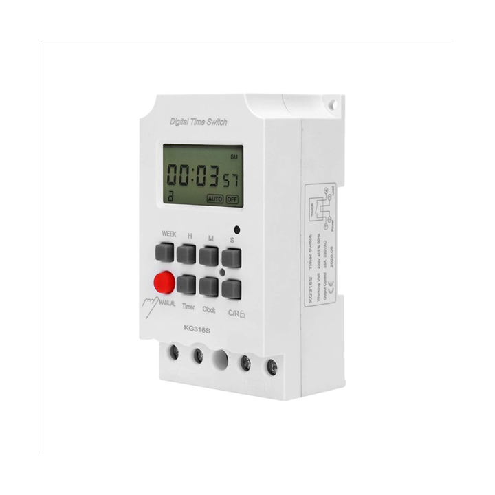 220vac-25a-kg316s-digital-1-second-timer-switch-microcomputer-second-control-switch-automatic-electronic-programmable-power-timer-switch