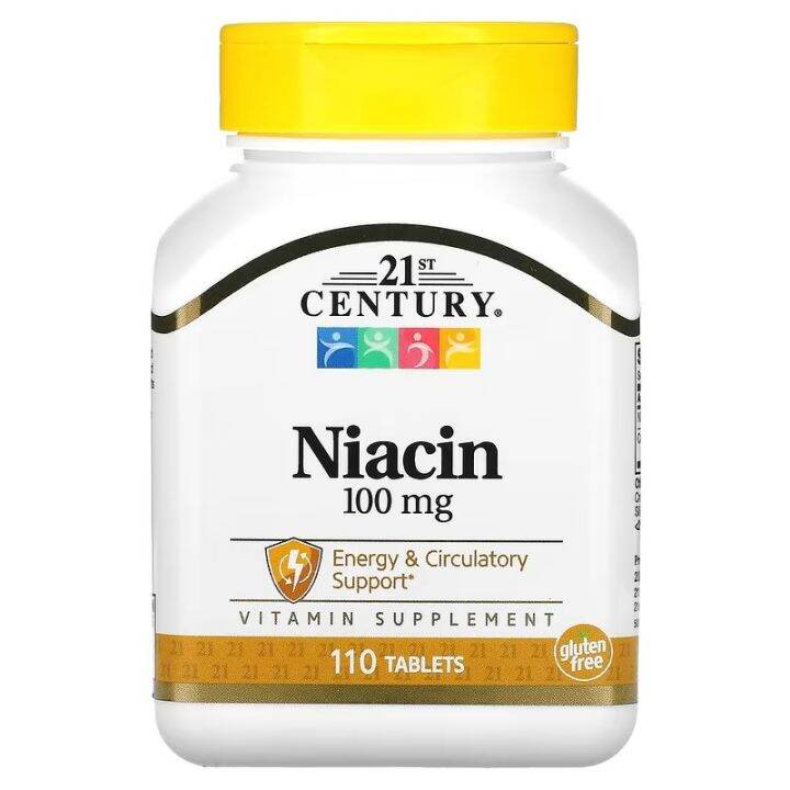 Vitamin B3 Niacin Cholesterol Support, 100mg 110 Tablets Lazada PH
