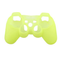 Silicone Rubber Protective Case Cover For PS3 / PS2 / PS / PC - Yellow ซิลิโคนจอย สีเหลือง