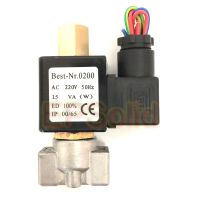 【hot】✾❃  Shipping VX2120-08-SS-NO 1/4  2 Way Acid Solenoid AC220V DC12V