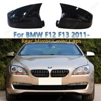 กรอบที่ครอบกระจกมองหลังแบบกลอส2ชิ้นสำหรับ BMW F13 F12 6ชุด640I 640D 650I Coup/cabrio 2011-2017การปรับแต่ง